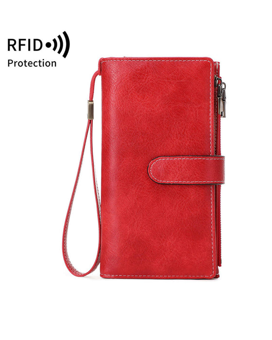Damen Reißverschluss Lange Geldbörse Trendy Exquisite Geschenk Geldbörse