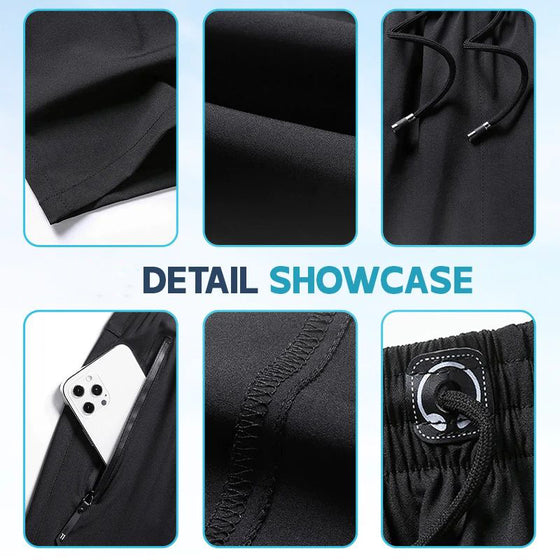 Unisex Ice Silk Stretch Schnell Trocknende Shorts