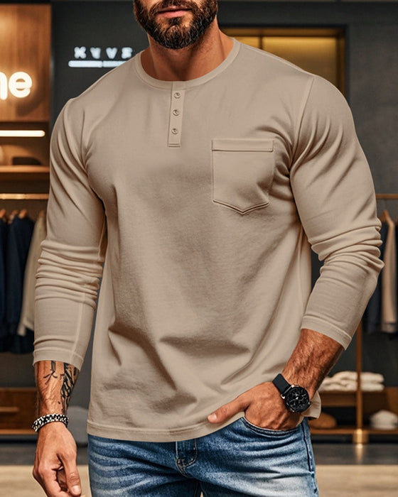 Top Atmungsaktiv Pullover Langarm Herren