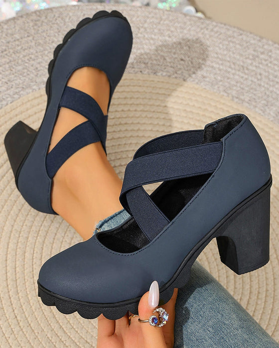 Schuhe Vintage Kreuz Schnürung