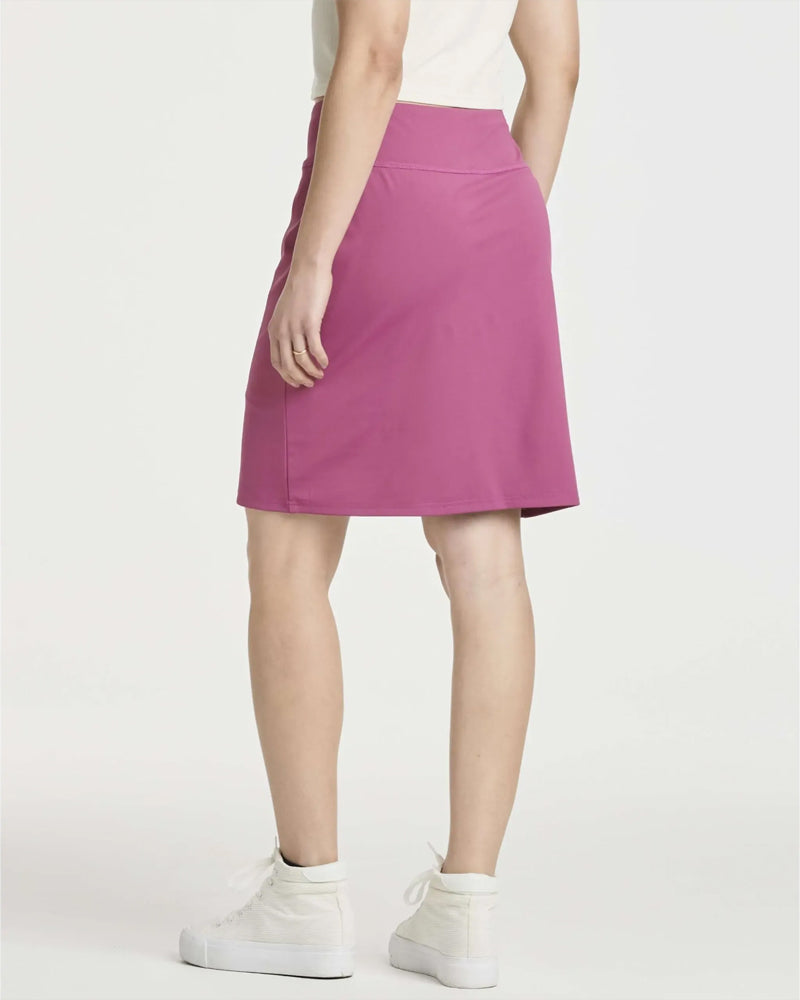Rock Hohe Taille Einfarbig Kurz