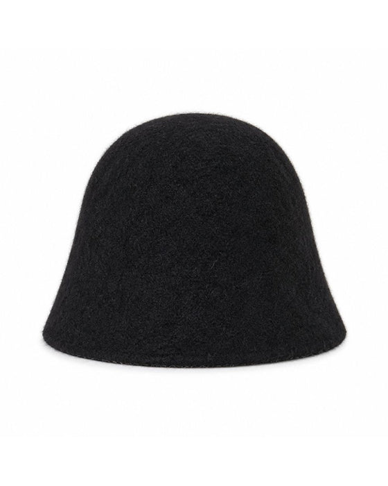 Einfarbiger Wildleder‑Bucket‑Hut