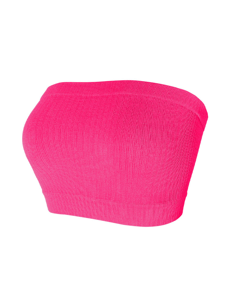 Dessous Trägerlos Einfarbig Bandeau