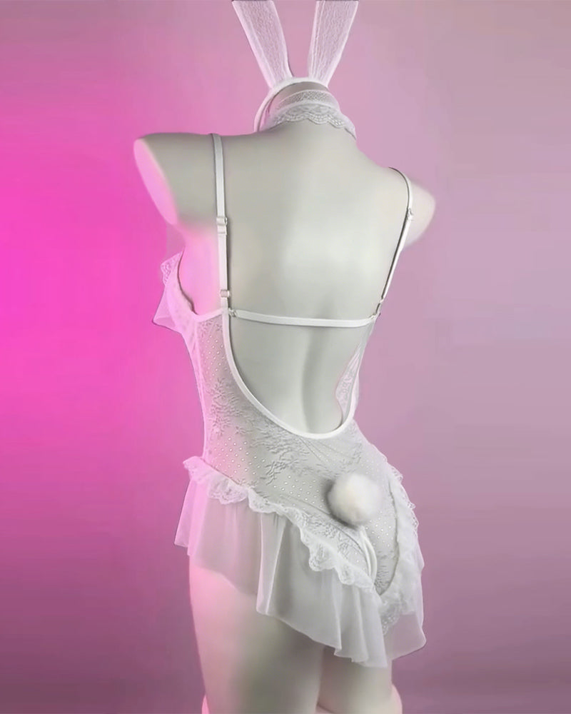 Sinnliches Unterwäsche-Set mit leichtem Zugang