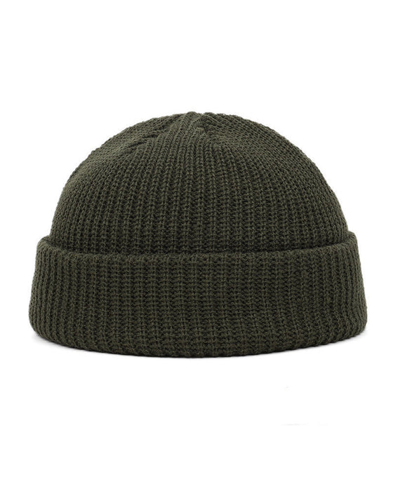 Herren Rippstrickmütze
