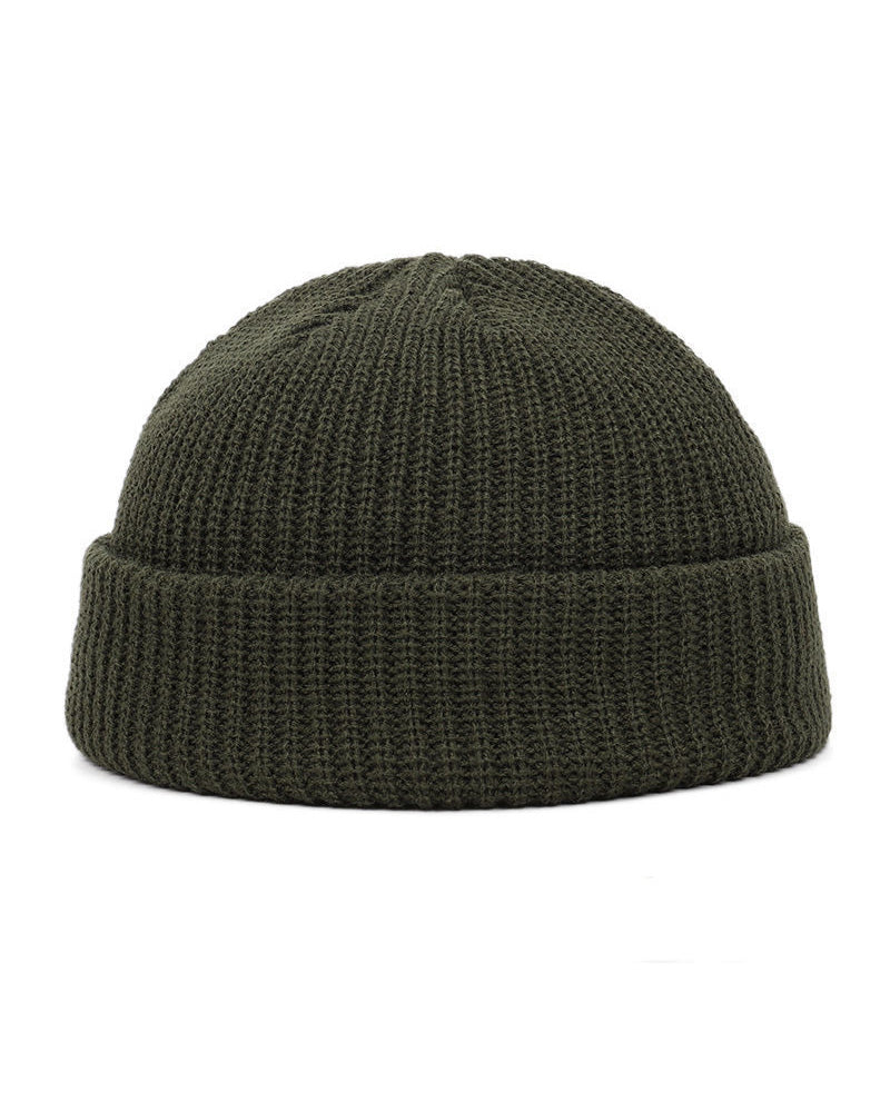 Herren Rippstrickmütze