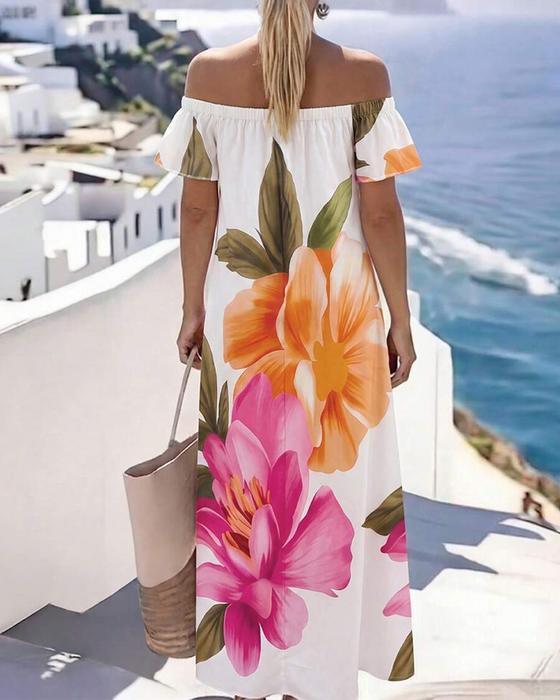Kleid Schulterfrei Kurzarm