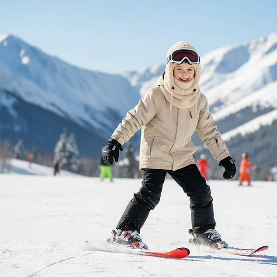 Kinder 3-In-1 Fleece Winterhaube