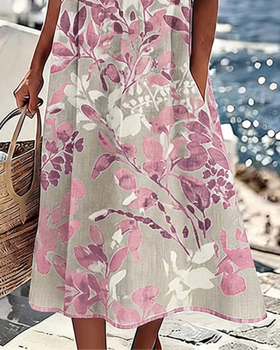 Kleid Gedruckt Shift