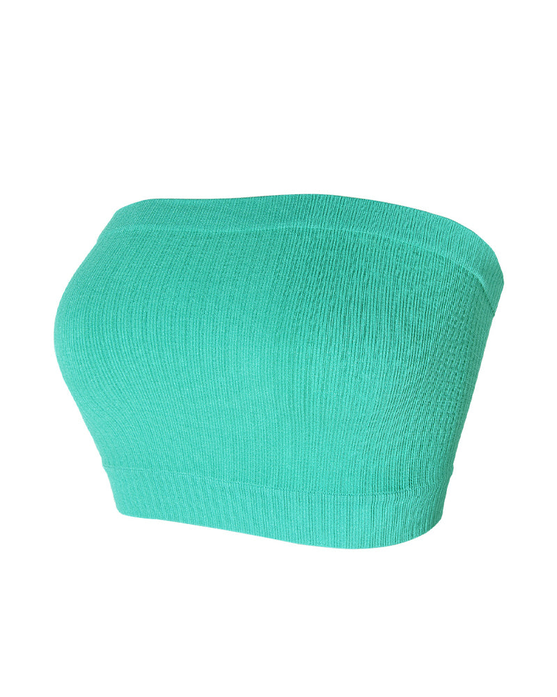 Dessous Trägerlos Einfarbig Bandeau