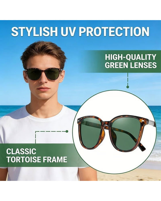 Sonnenbrille Großes Gestell Polarisiert