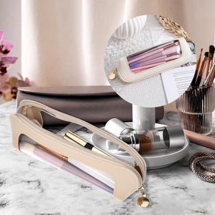 Kleine Transparente Make-Up-Tasche
