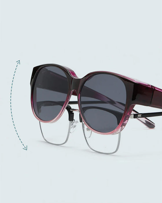 Polarisierte Uv400-Schutz Trendige Runde Sonnenbrille