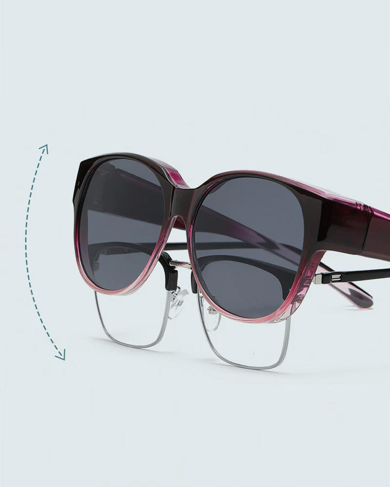 Polarisierte Uv400-Schutz Trendige Runde Sonnenbrille
