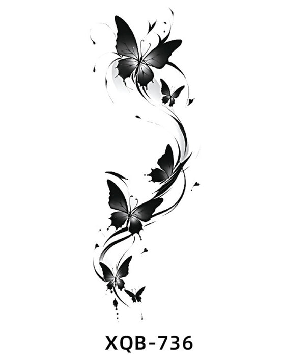 Simulierte Blumen-Tattoo-Sticker Für Den Arm