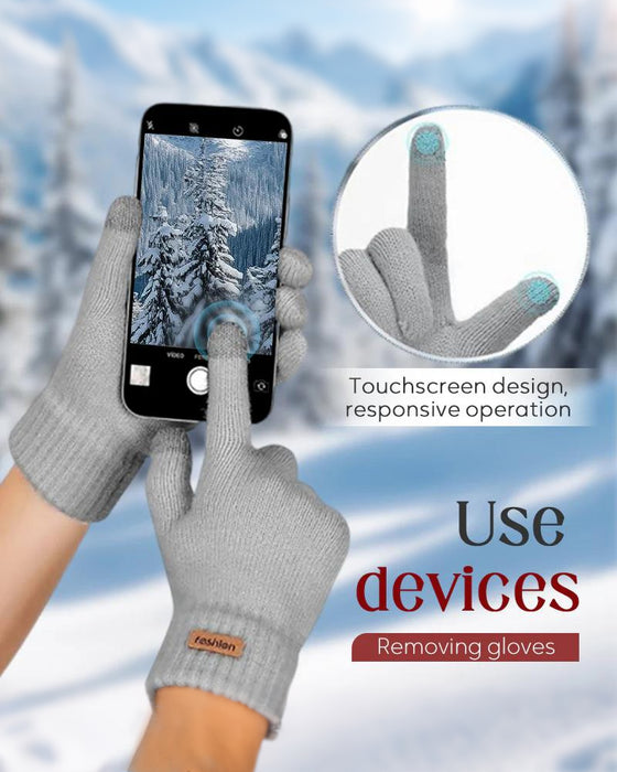 Warm Thermo Gestrickt Touchscreen Handschuhe