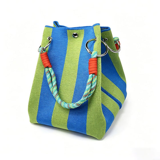 Tasche Mini Gestrickt Eimer Tote