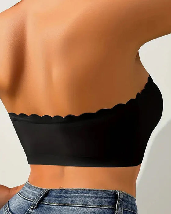 Bh Nahtlos Vorn Verschluss Bandeau Ohne Träger