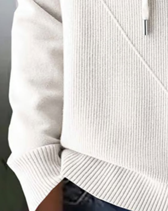 Stilvolles Kapuzen-Sweatshirt Mit Langen Ärmeln