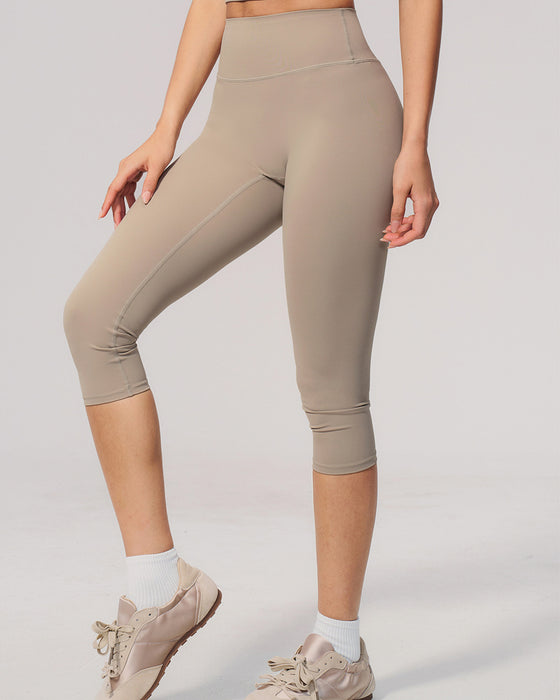 Leggings Yoga Hohe Taille Mittel
