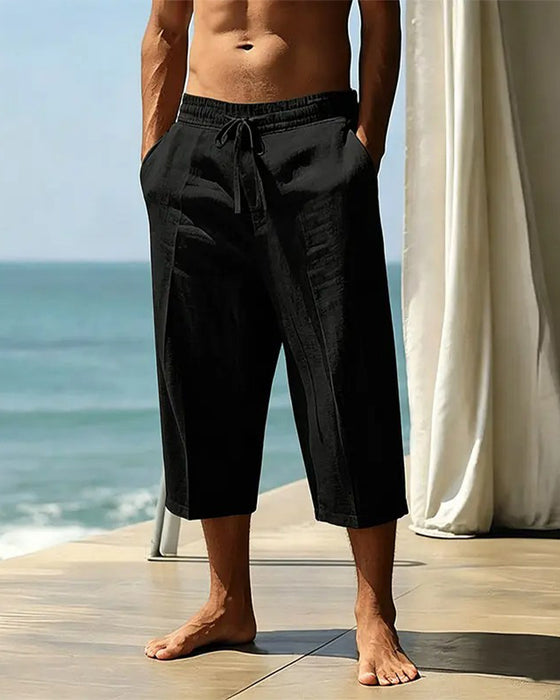 Hose Herren Mode Kordelzug