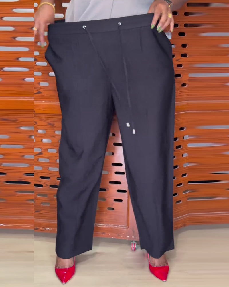 Hose Kordelzug Lässig