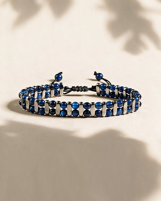 Natürliches Tigerauge Stein Armband