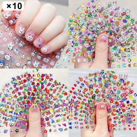 Leuchtende Nagelsticker Für Kinder
