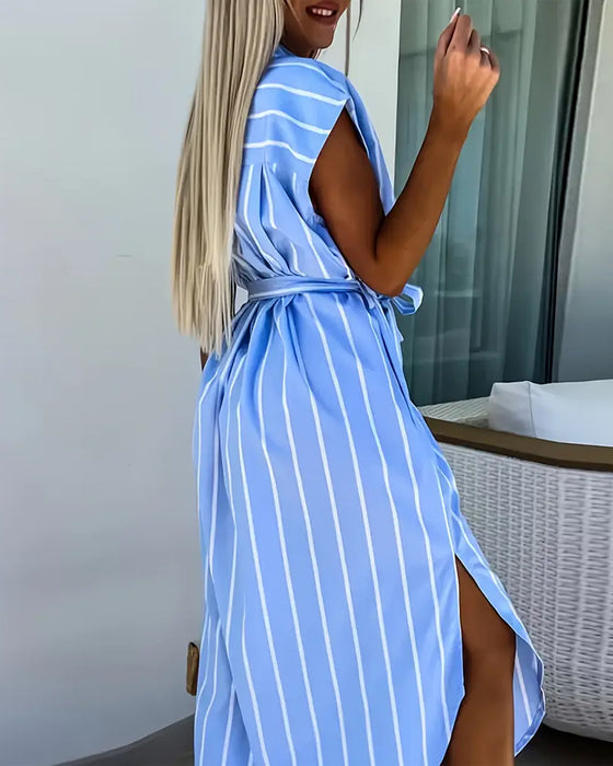 Kleid Gestreift Mode Straße
