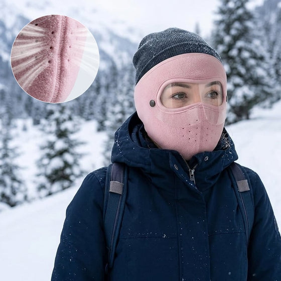 Thermischer Ohrenschutz Winter-Gesichtsmaske mit Schutzvisier