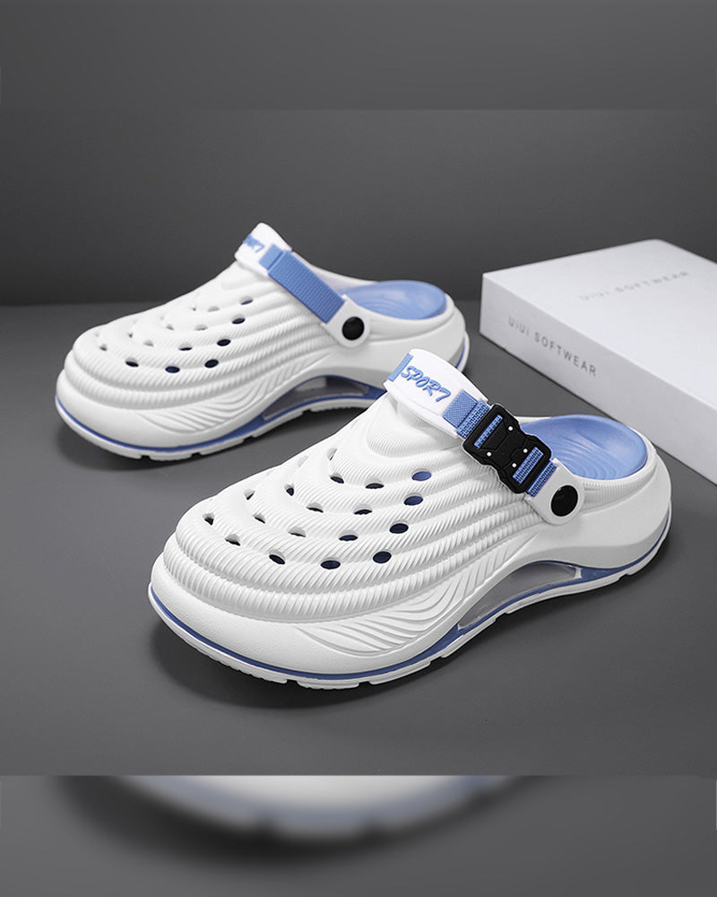 Sandalen Outdoor Dicke Sohle Rutschfest Geruchsresistent Langlebig Schnelltrocknend Weich Strand