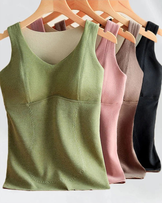 Tanktop Einfarbig Thermisch