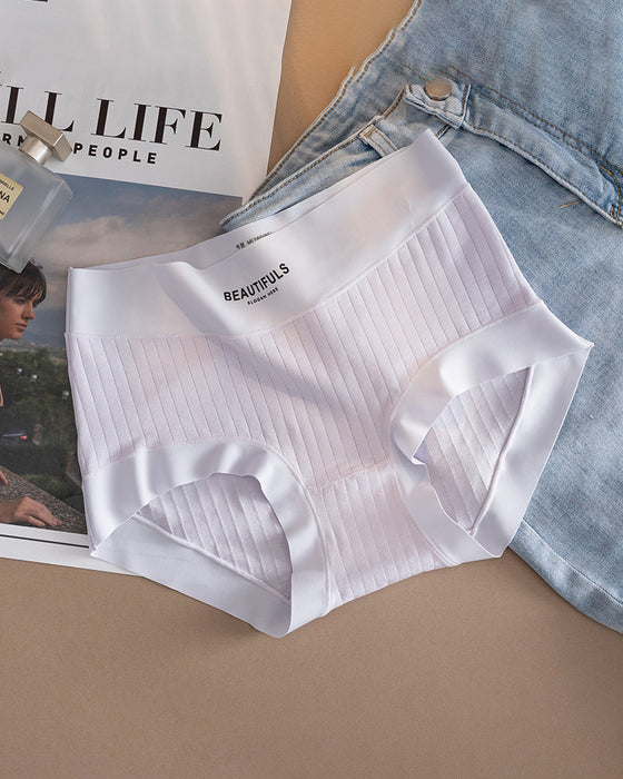 Long-Staple Cotton High Waist Briefs