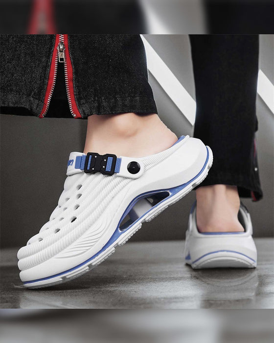 Sandalen Outdoor Dicke Sohle Rutschfest Geruchsresistent Langlebig Schnelltrocknend Weich Strand