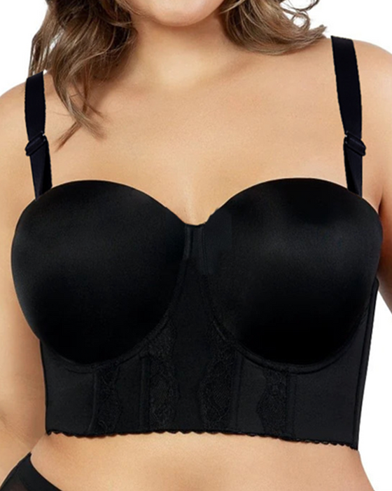 Damen-BH mit verstellbaren Trägern und Spitze – hebt und formt perfekt