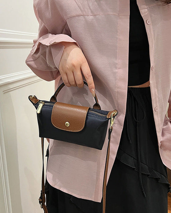 Tasche Damen Einfach Klappe Crossbody