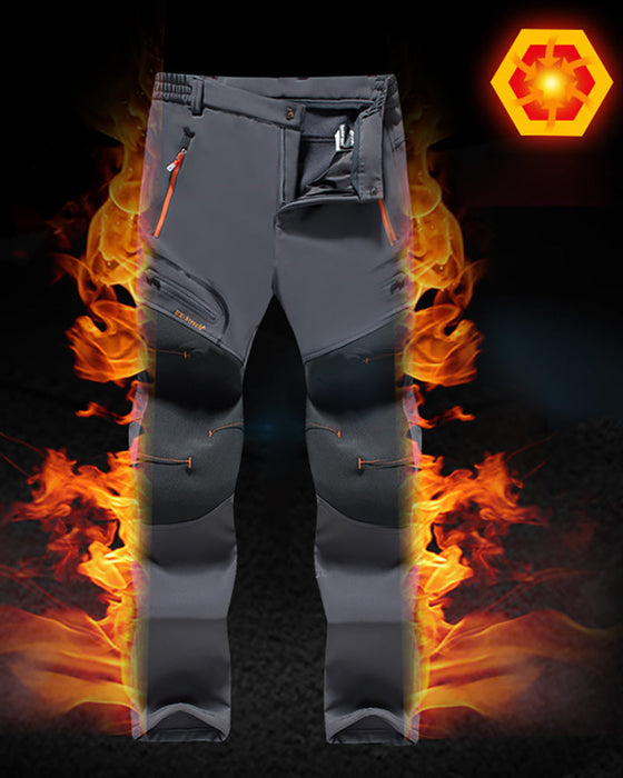 Wasserdichte Fleece-Skihose für Herren und Damen