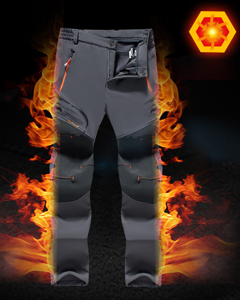 Wasserdichte Fleece-Skihose für Herren und Damen