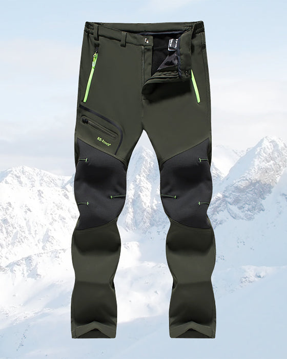 Wasserdichte Fleece-Skihose für Herren und Damen