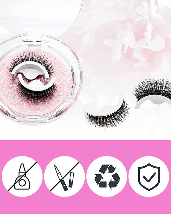 Wiederverwendbare selbstklebende Wimpern
