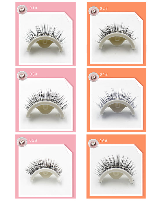 Wiederverwendbare selbstklebende Wimpern