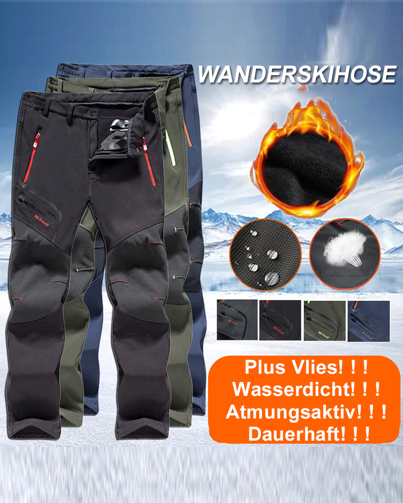 Wasserdichte Fleece-Skihose für Herren und Damen