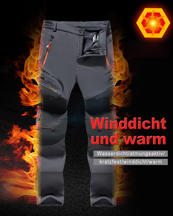Wasserdichte Fleece-Skihose für Herren und Damen