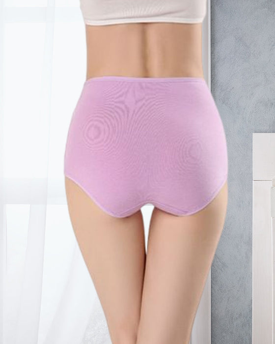 Jacquard-Slip mit hoher Taille