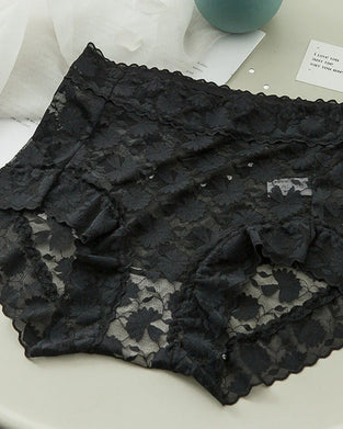 Spitzenhöschen mit hoher taille