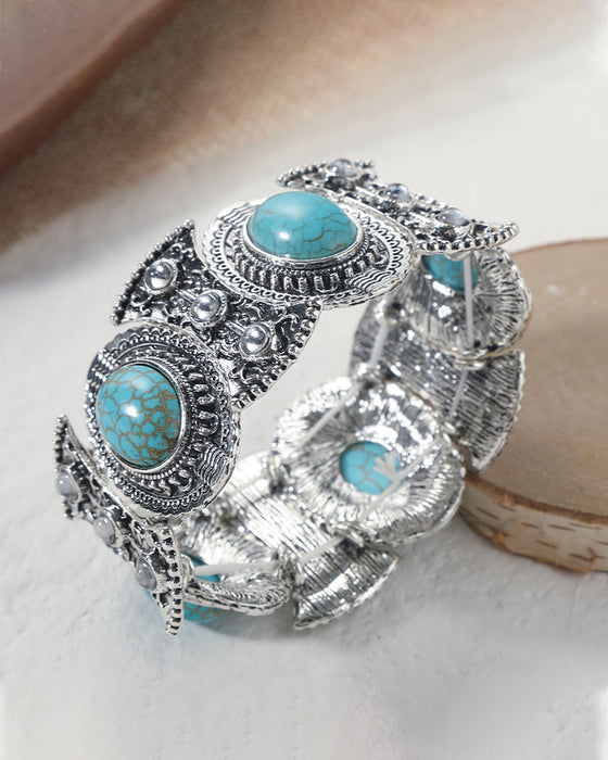 Böhmisches Western-Türkis-Armband für Frauen