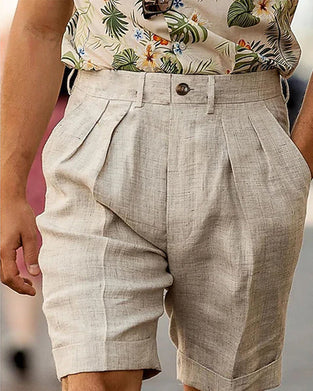 Lockere, einfarbige Shorts