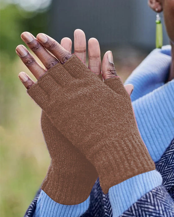 Fingerlose Unisex-Thermohandschuhe