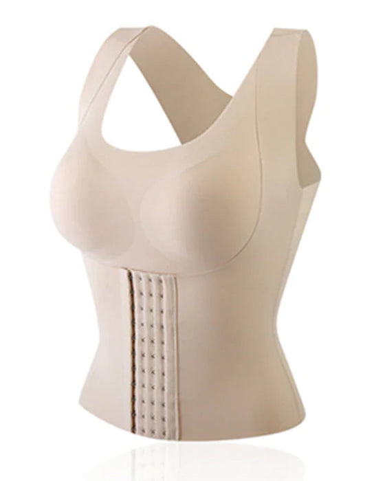 Schöner Rücken-BH mit Taille und Knöpfen
