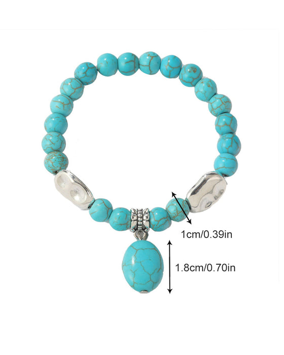 Böhmisches Western-Türkis-Armband für Frauen